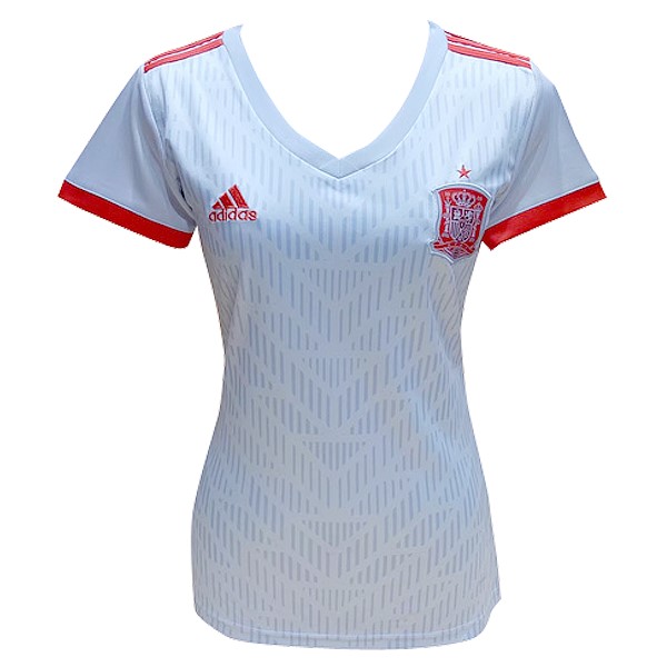 Camiseta España 2ª Mujer 2018 Blanco